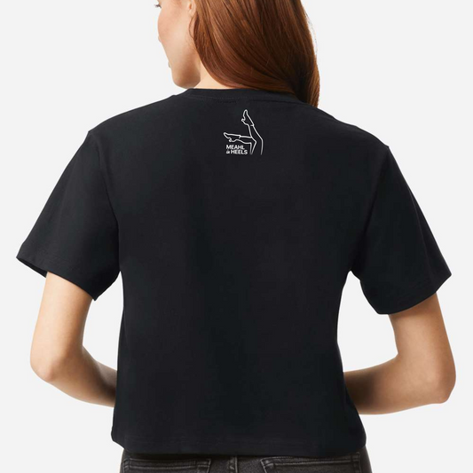 5-6-7-ATE Cropped Tee (Black)