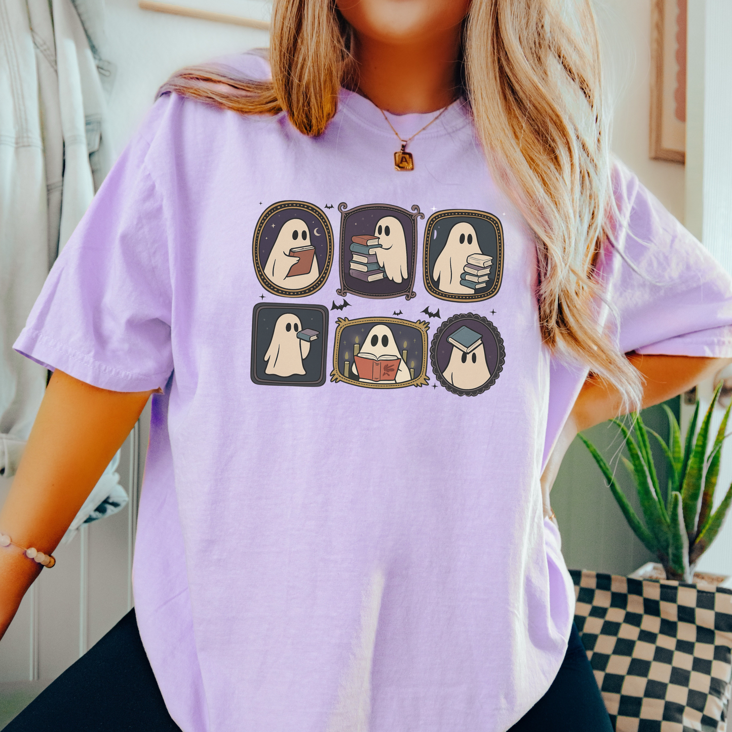 Bookish Ghost T-Shirt – Spooky Cute Halloween Reading Tee