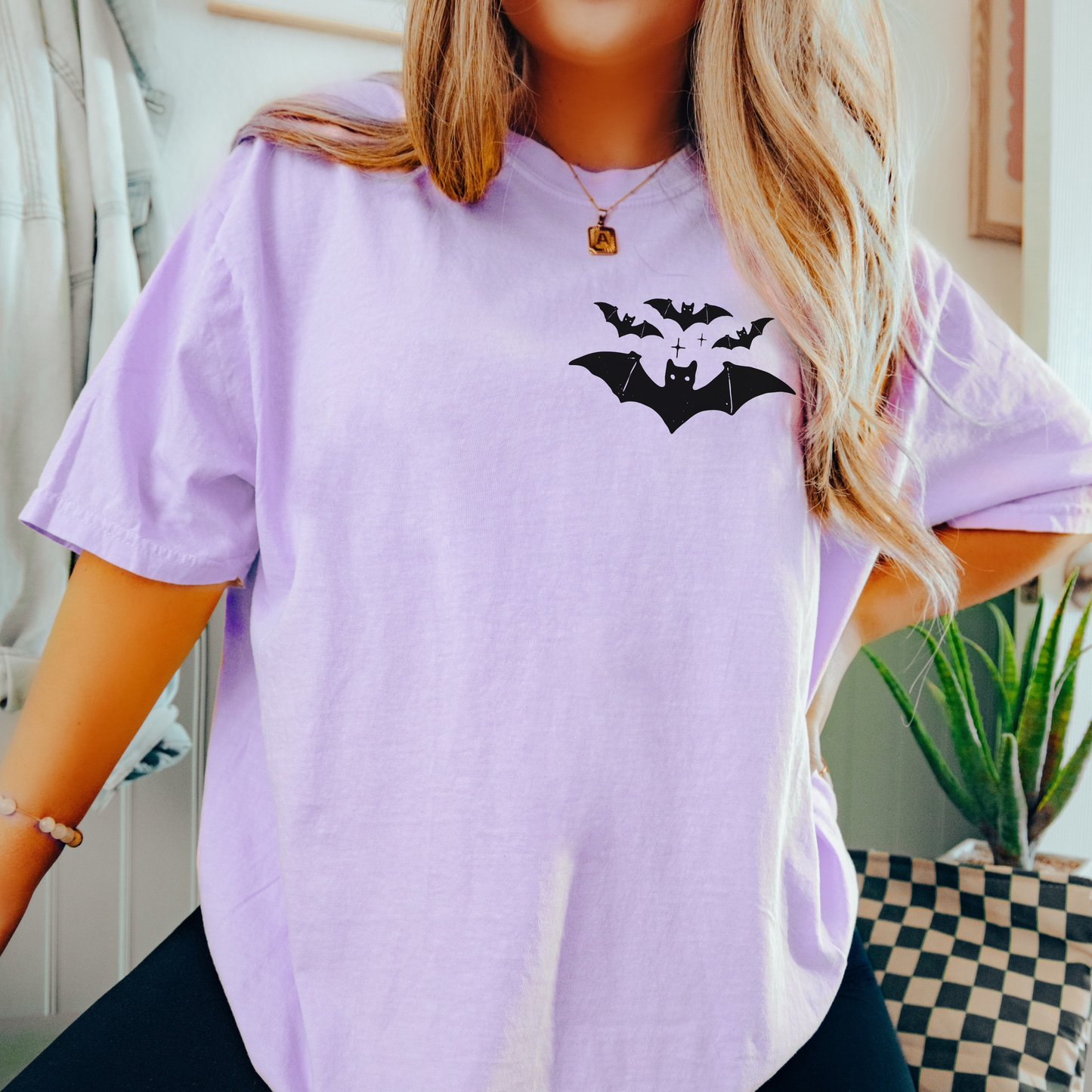 Minimalist Bat Tee β Spooky Season Graphic Shirt