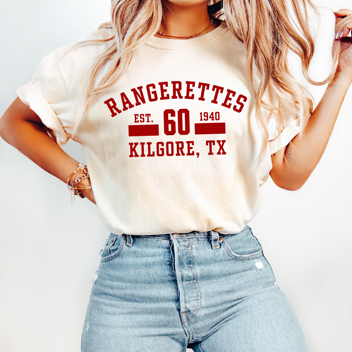 Rangerettes 60th Line Varsity Tee