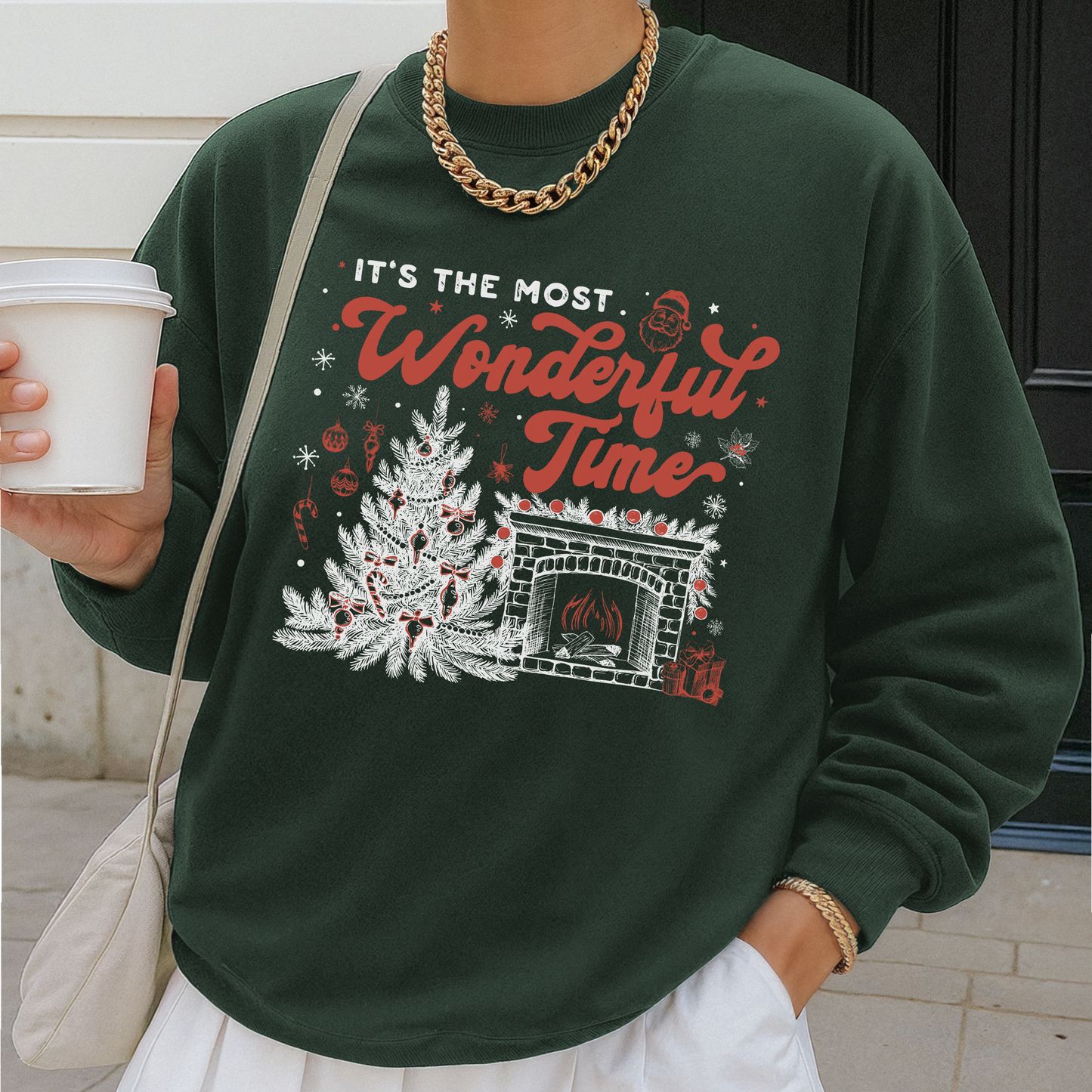 Most Wonderful Time Christmas Sweatshirt