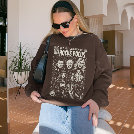Hocus Pocus Halloween Retro Comic Sweatshirt