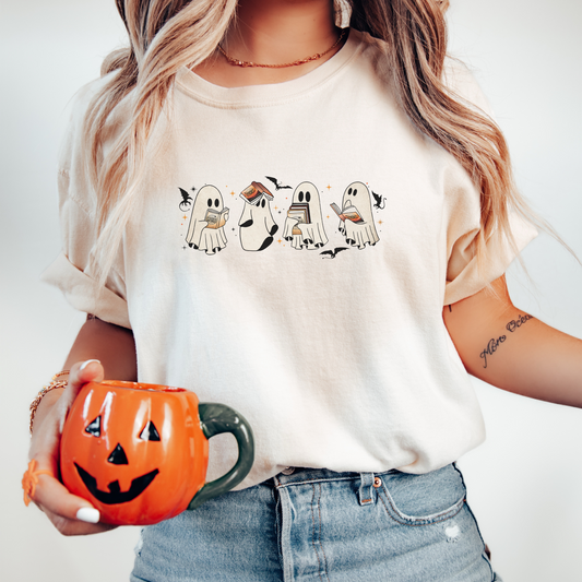 Fantasy Ghost T-Shirt – Spooky Cute Bookish Halloween Tee