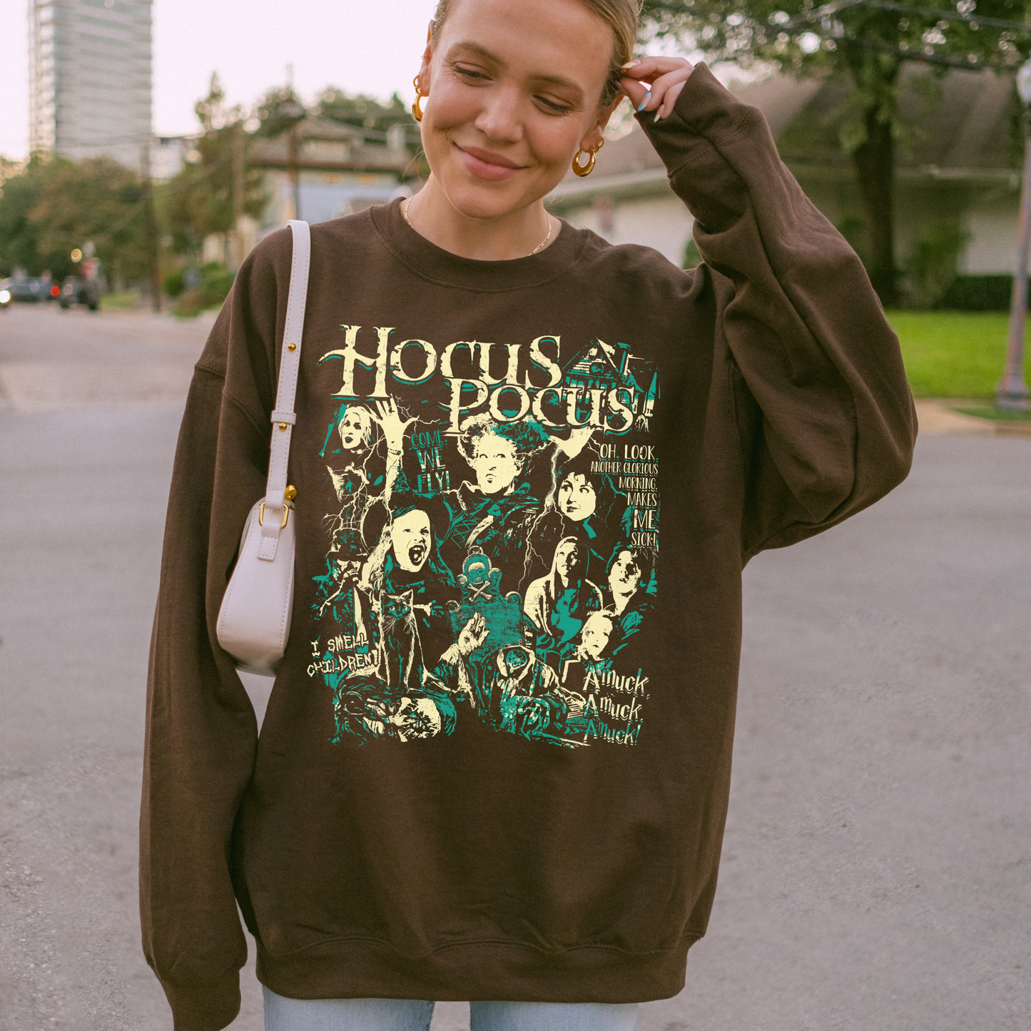 Hocus Pocus Halloween Vintage Witchy Sweatshirt