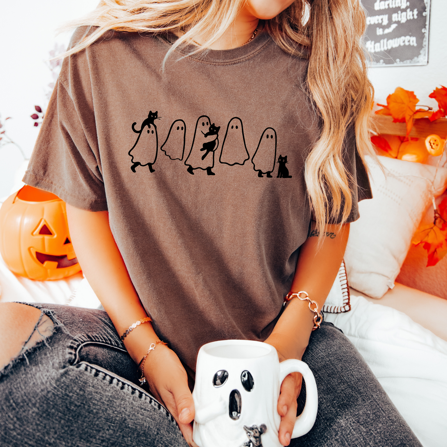Ghosties & Black Cats Tee