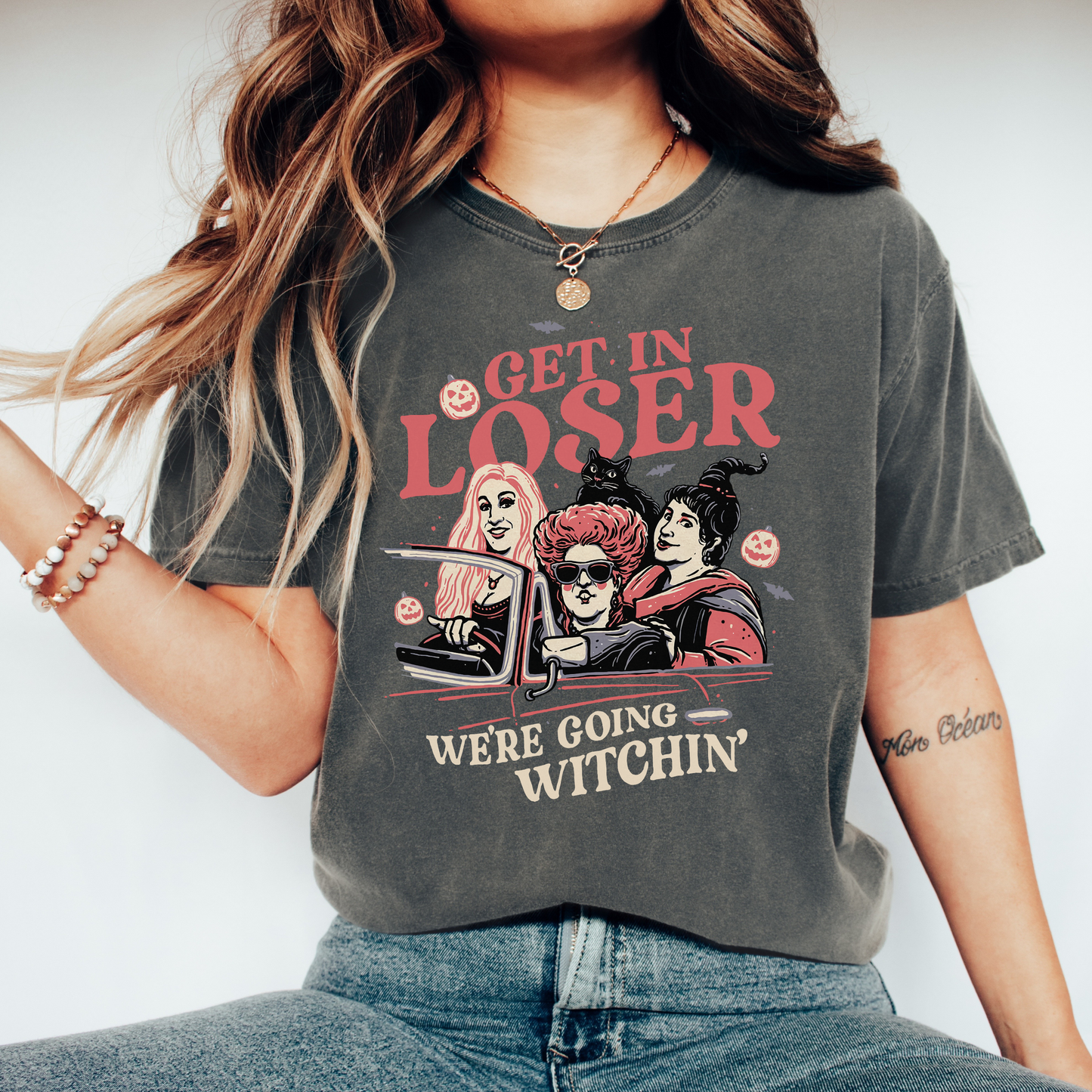 Get In Loser Halloween Witch T-Shirt