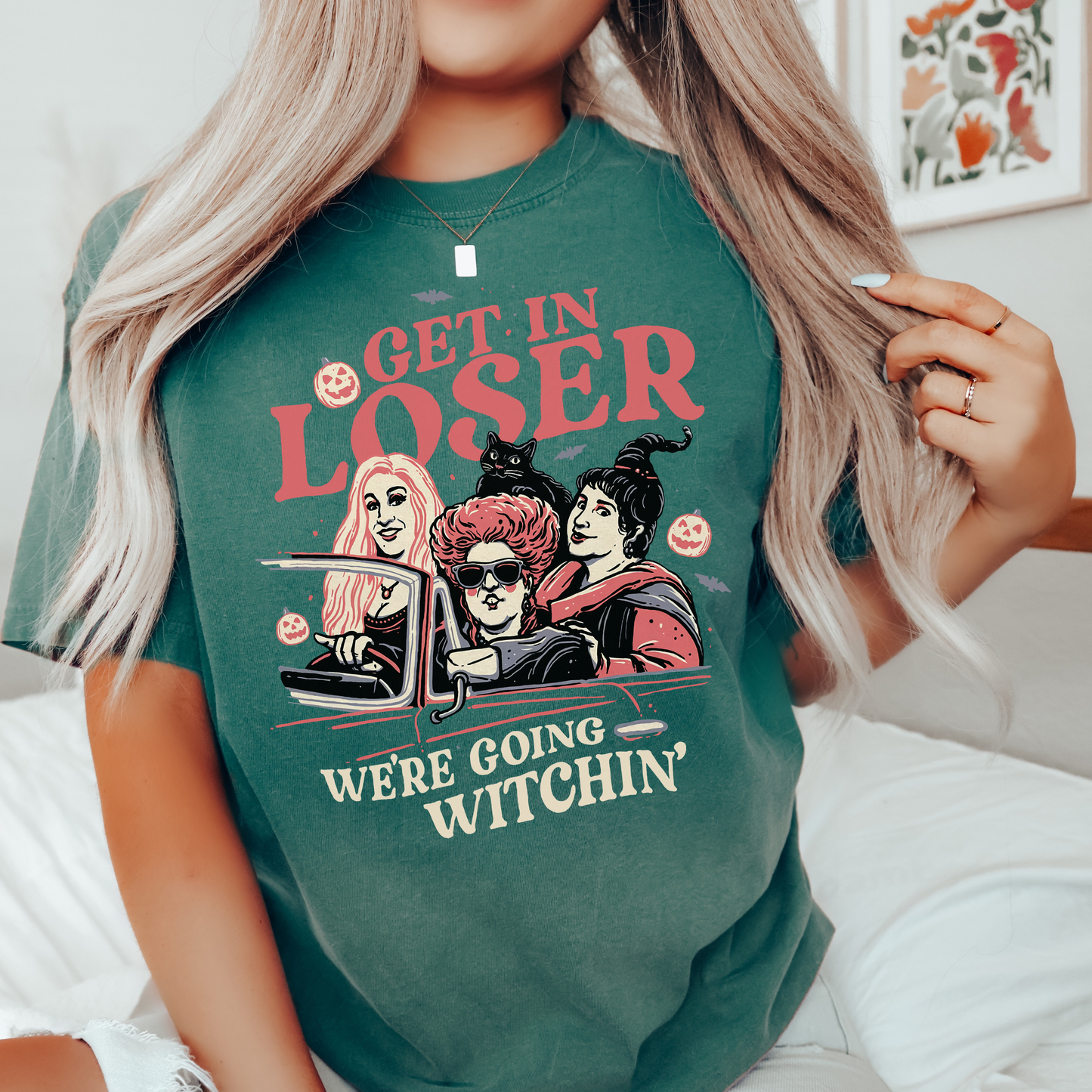 Get In Loser Halloween Witch T-Shirt