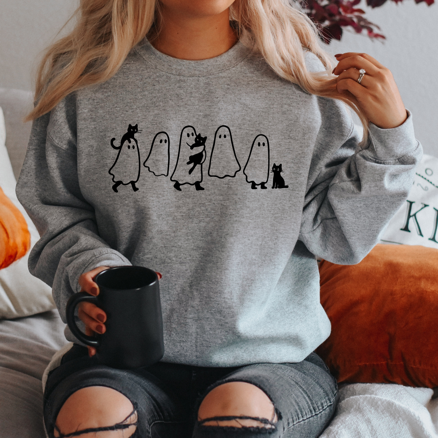 Ghosties & Black Cats Sweatshirt