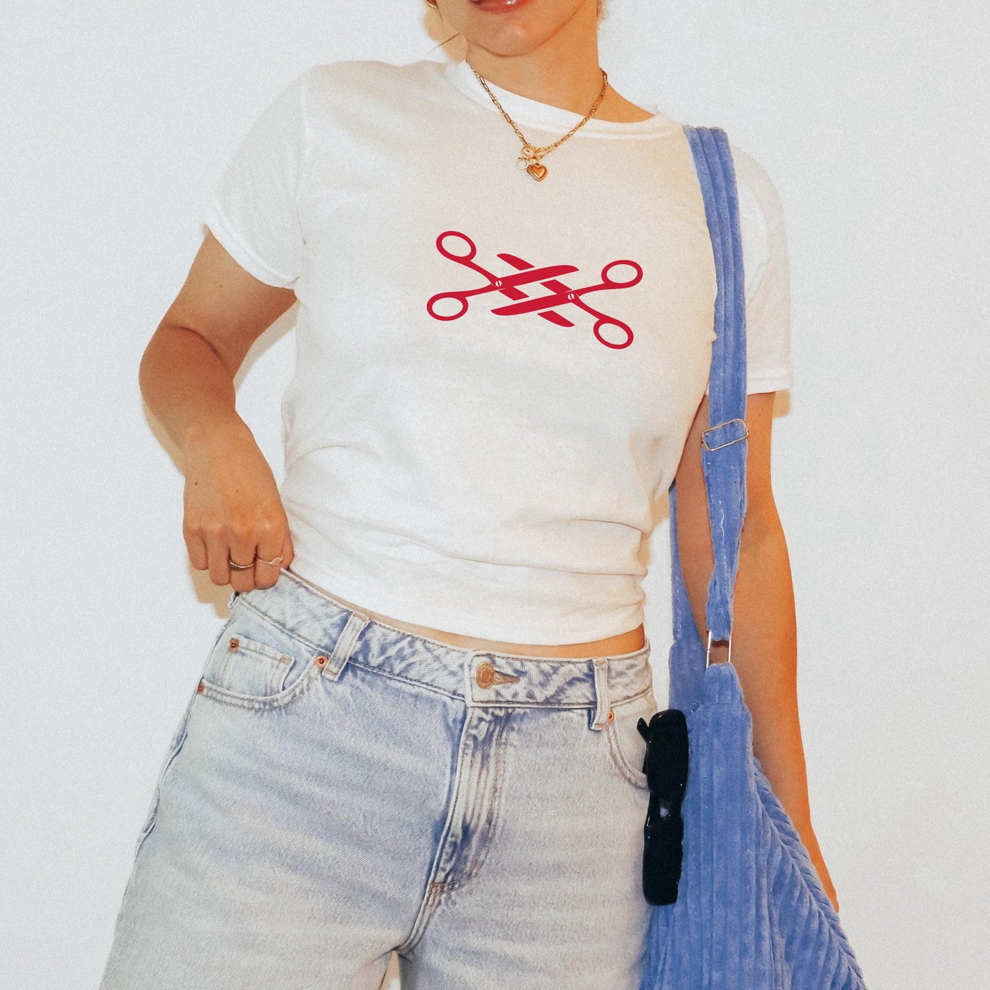 Scissors Baby Tee