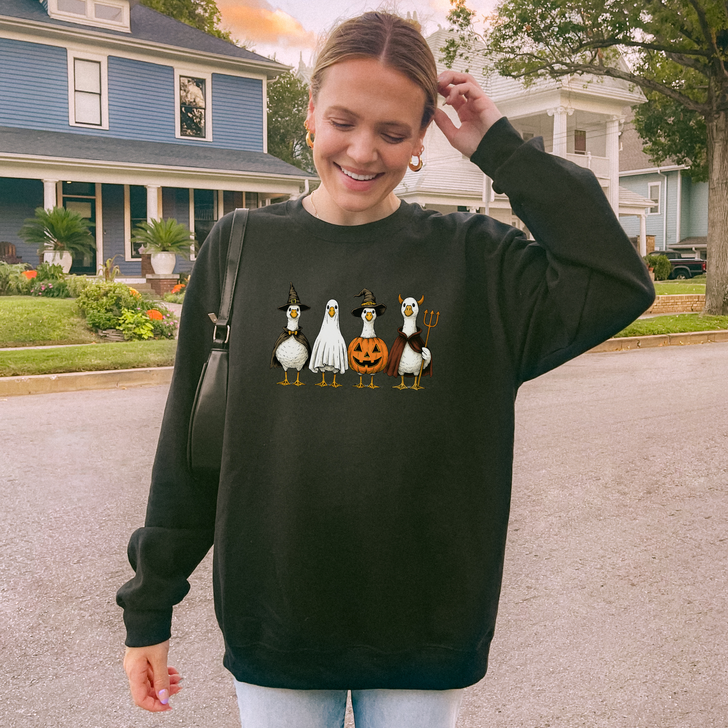 Just a Spooky Goose Sweatshirt