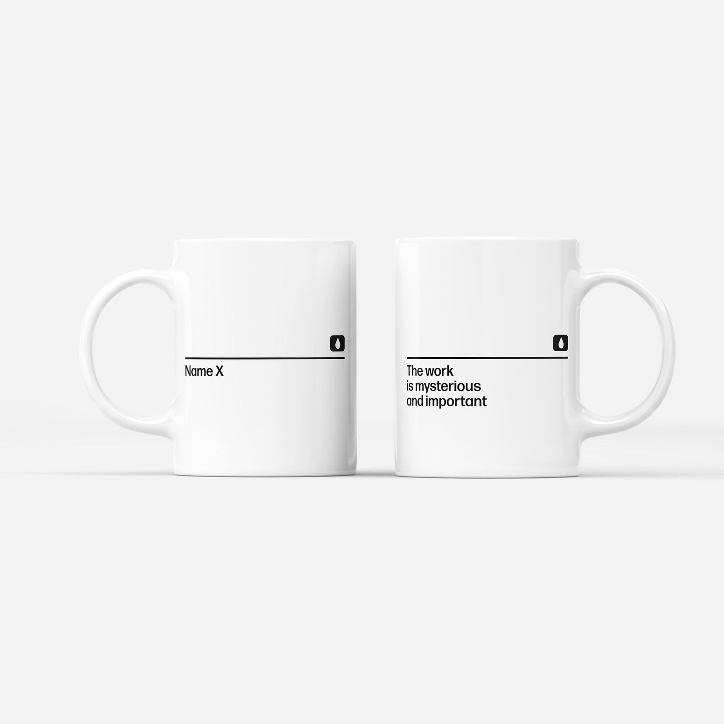 Personalized Severance Mug, Collectible TV Show Cup, Work Is Mysterious, Severed, Helly, Innie, Outie, Unique Coffee Cup, Gift For Co-Worker