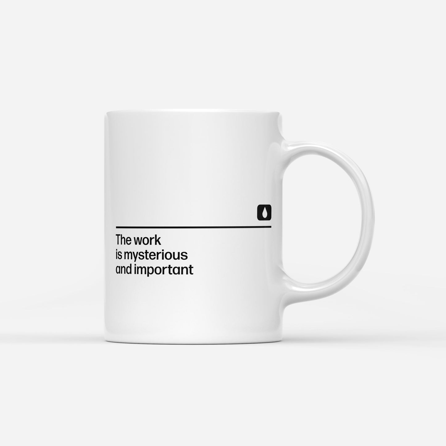 Personalized Severance Mug, Collectible TV Show Cup, Work Is Mysterious, Severed, Helly, Innie, Outie, Unique Coffee Cup, Gift For Co-Worker