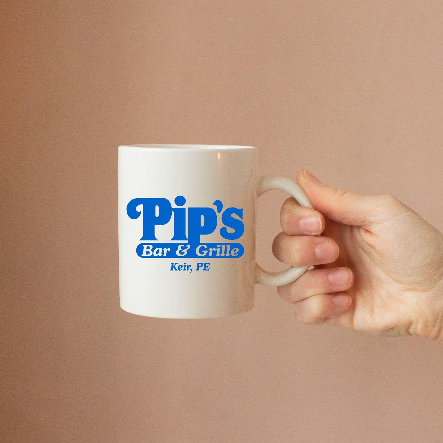 Pip's Bar & Grille 11oz Coffee Mug, Severeds Welcome, Gift For TV Series Lover, Innie, Outie, Macrodata, Niche Fan Merch, Severance Inspired