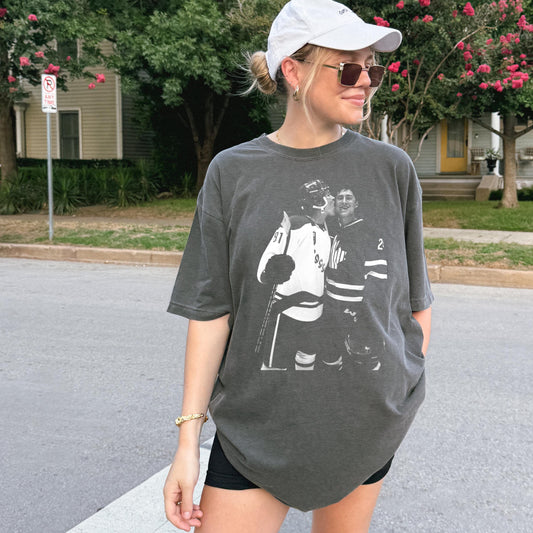 Gay Hockey Rivals Vintage Style Tee