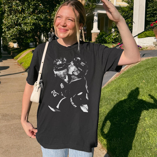 Vintage Gay Hockey Kiss Tee