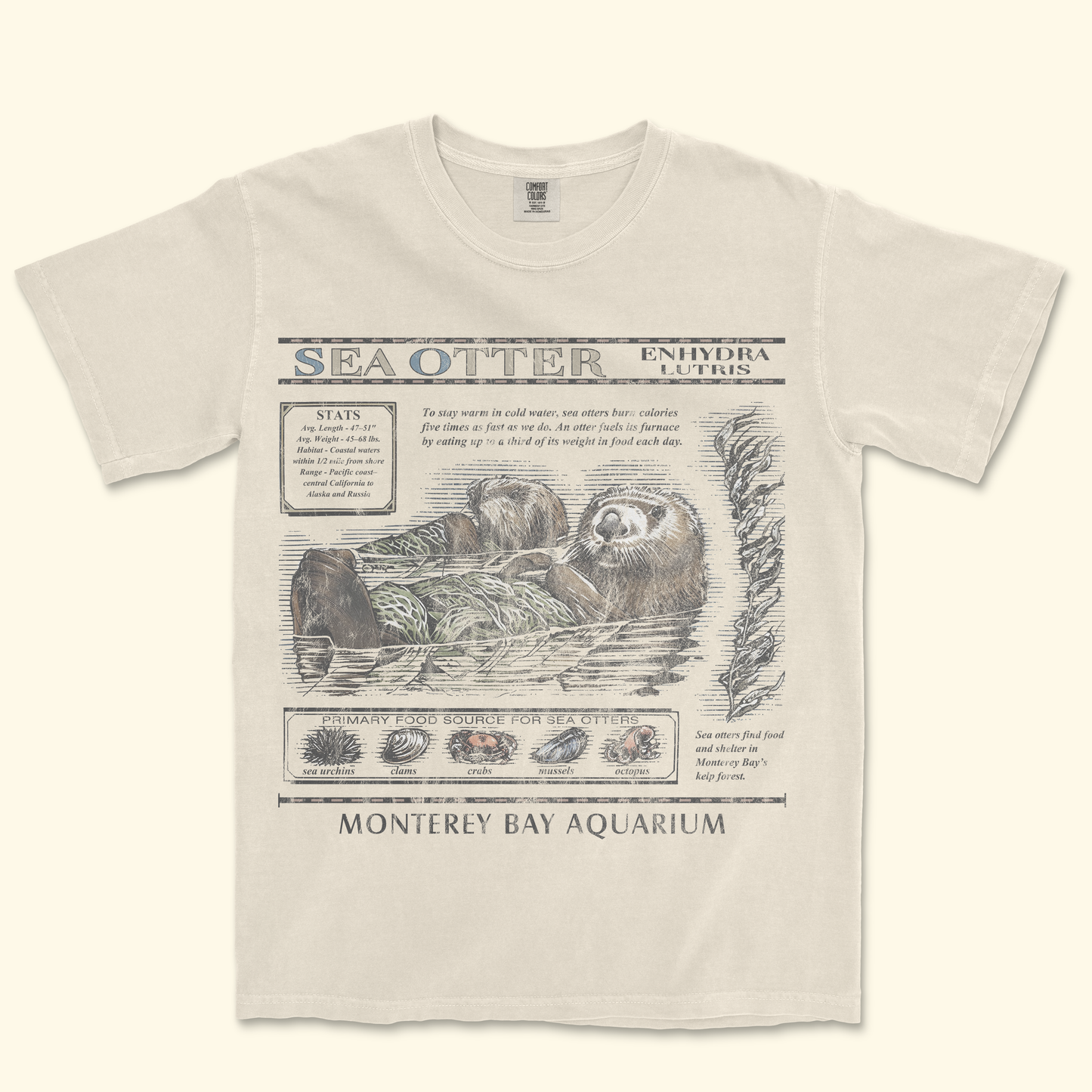 Vintage Sea Otter Graphic Tee