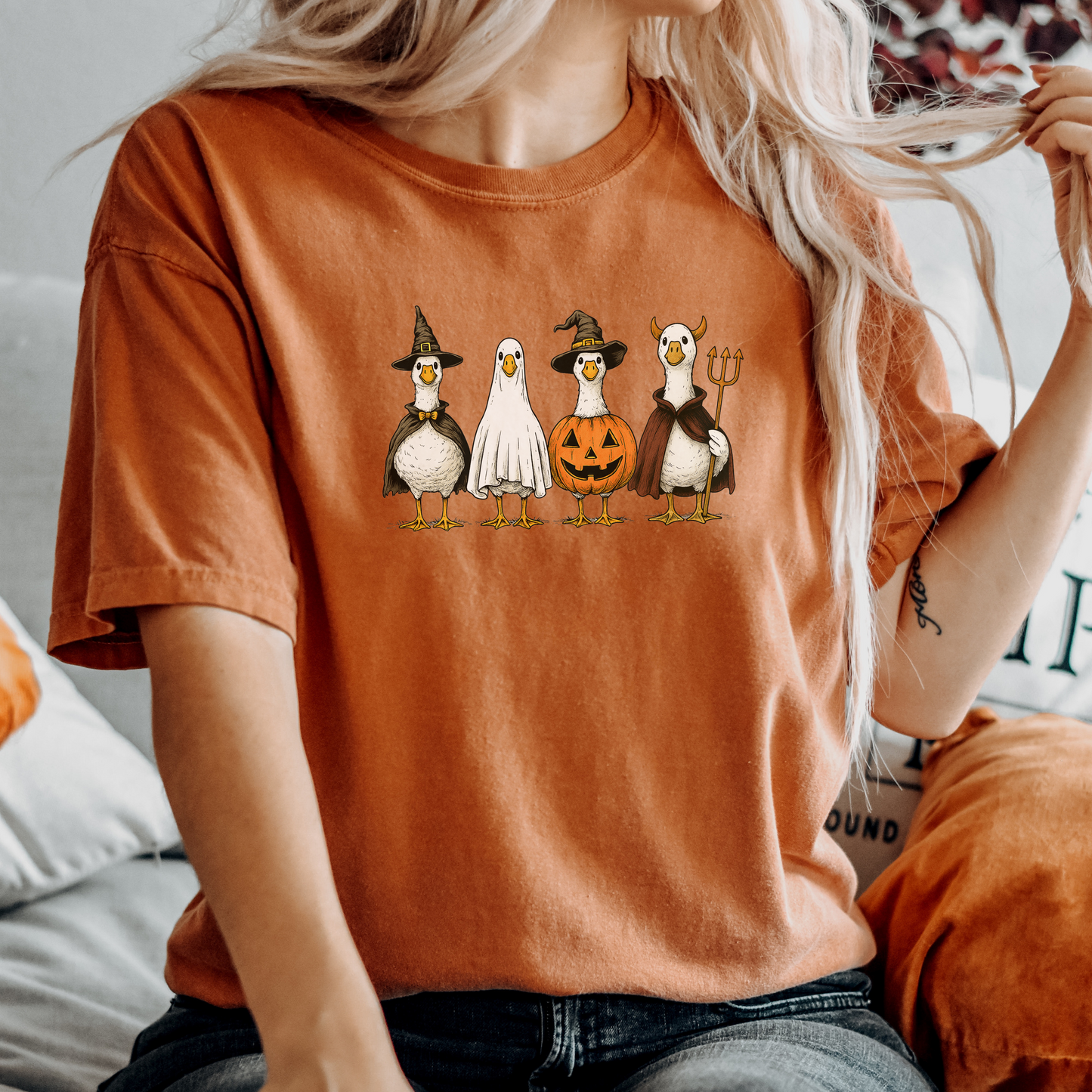 Just a Spooky Goose Tee
