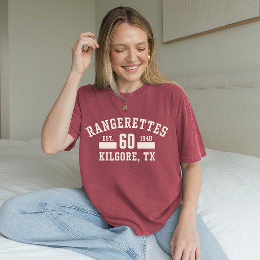 Rangerettes 60th Line Varsity Tee