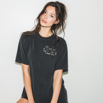 Ghost Cats Tee – Cute Halloween Cat Shirt