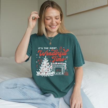 Most Wonderful Time Christmas Tee