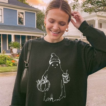 Coffee Run Ghostie Sweatshirt