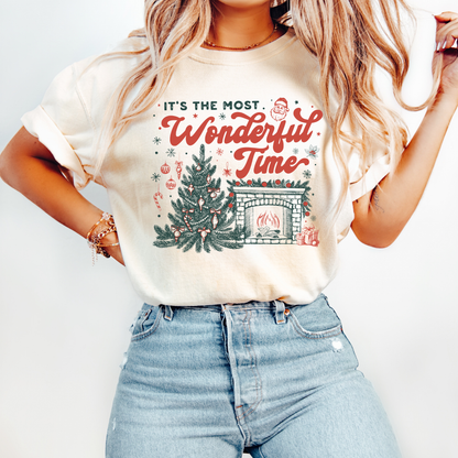 Most Wonderful Time Christmas Tee