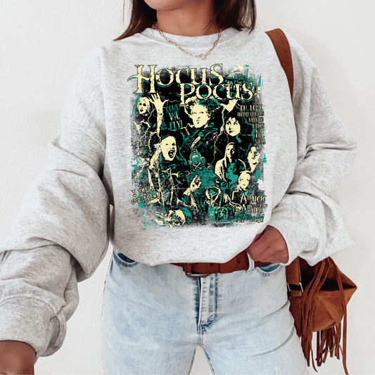 Hocus Pocus Halloween Vintage Witchy Sweatshirt