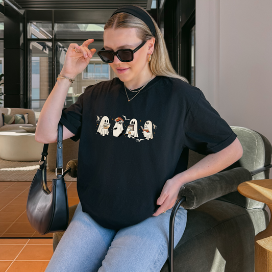 Fantasy Ghost T-Shirt – Spooky Cute Bookish Halloween Tee