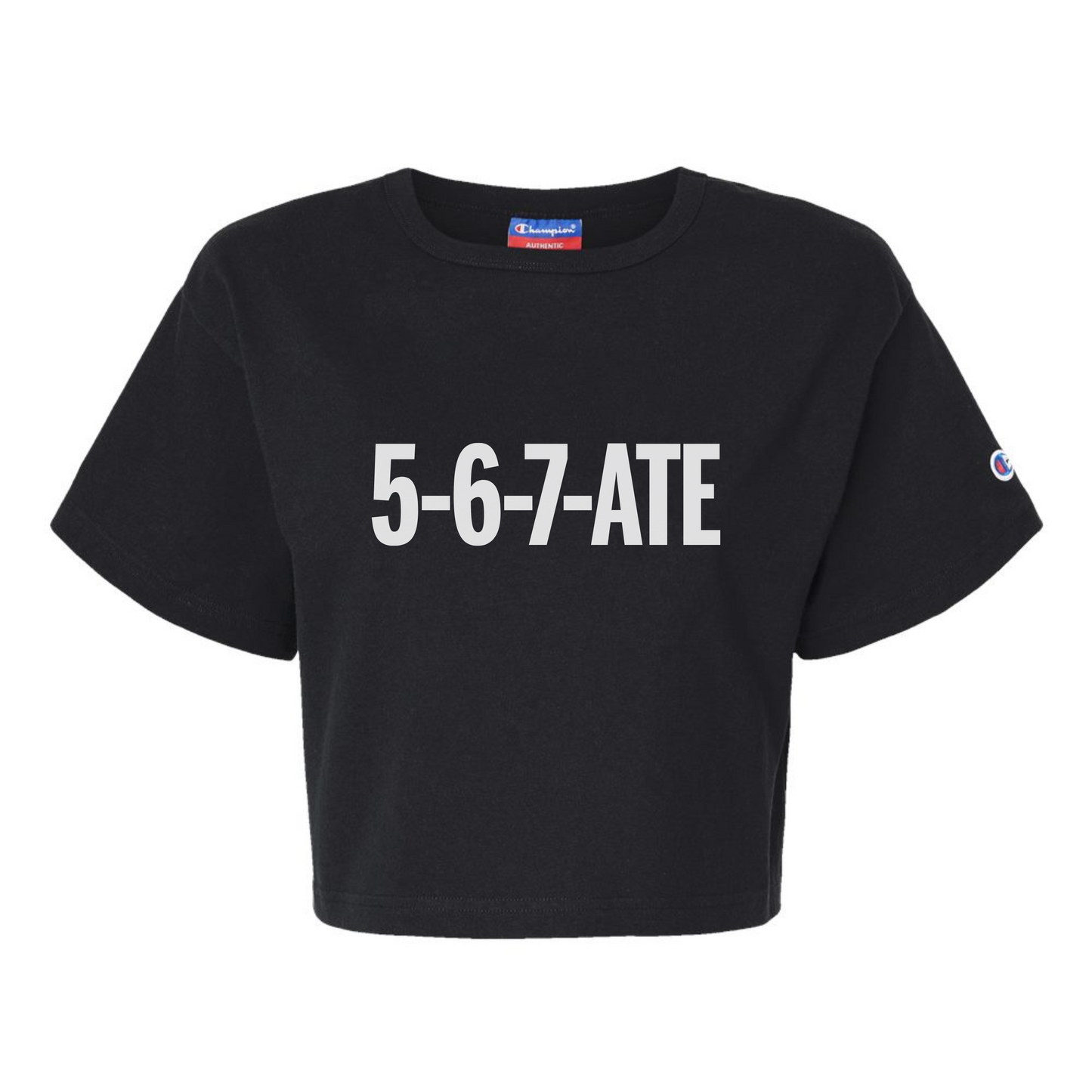 5-6-7-ATE Cropped Tee