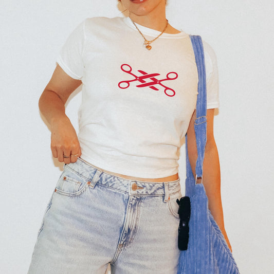 Scissors Baby Tee