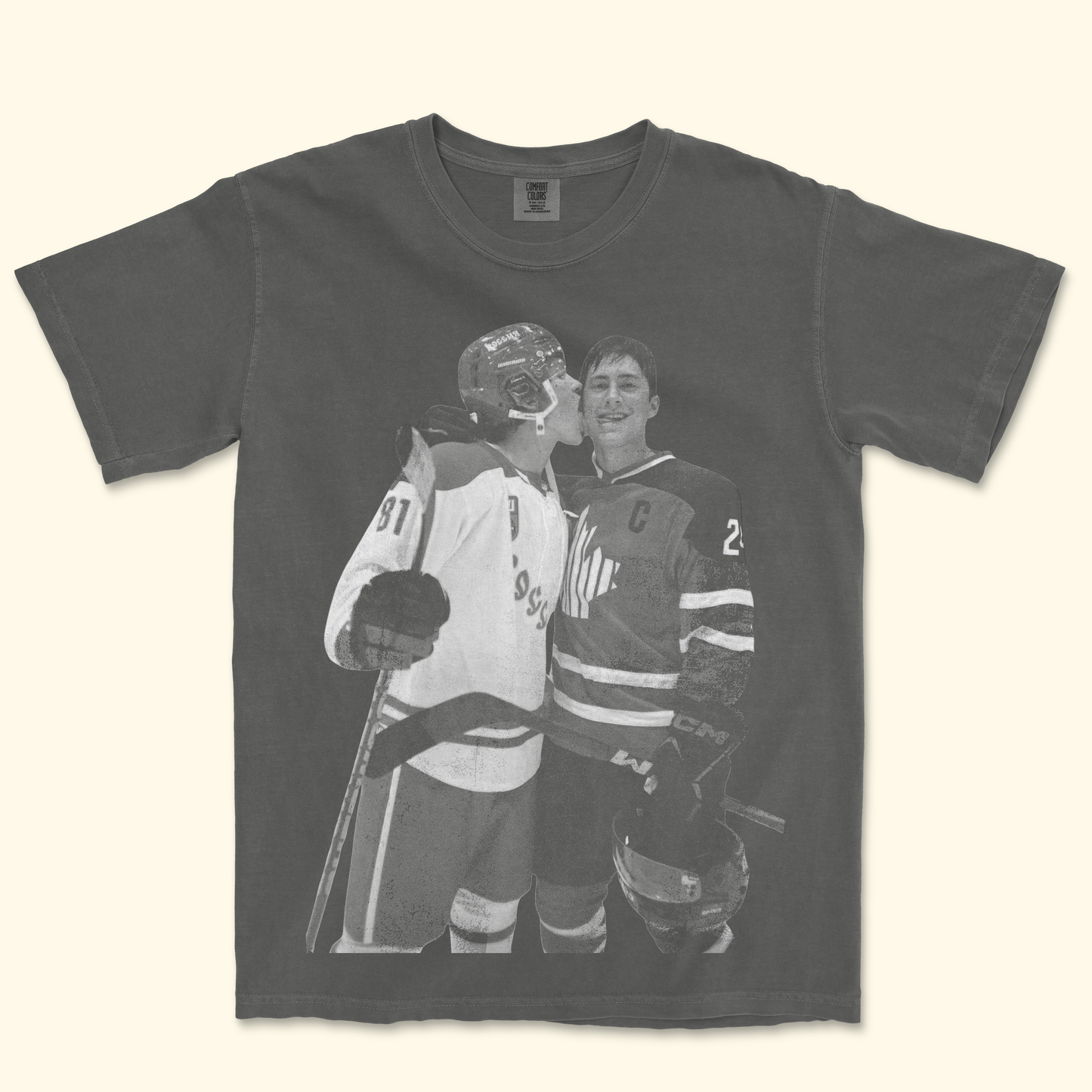 Gay Hockey Rivals Vintage Style Tee