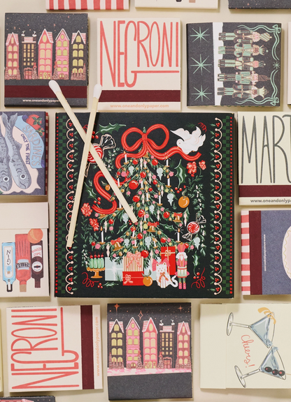 Holiday Large Square Matchbox