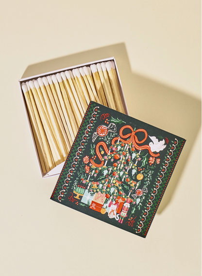 Holiday Large Square Matchbox