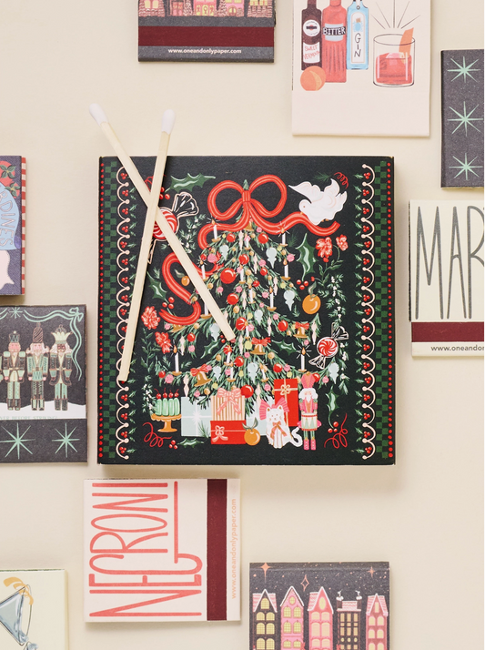 Holiday Large Square Matchbox