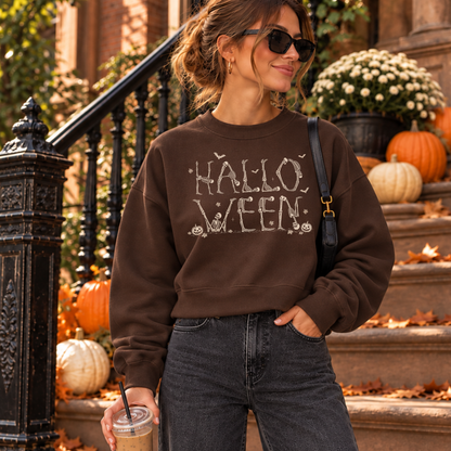 Happy Halloween Boxy Sweatshirt