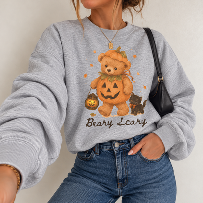 Beary Scary Halloween Sweatshirt