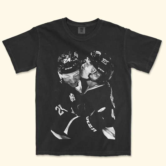 Vintage Gay Hockey Kiss Tee