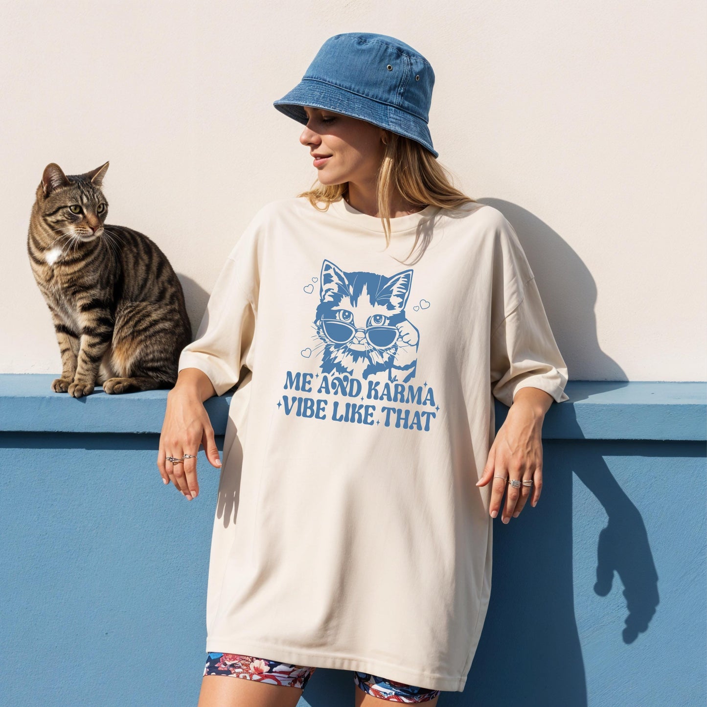 Me And Karma Cat Graphic Tee