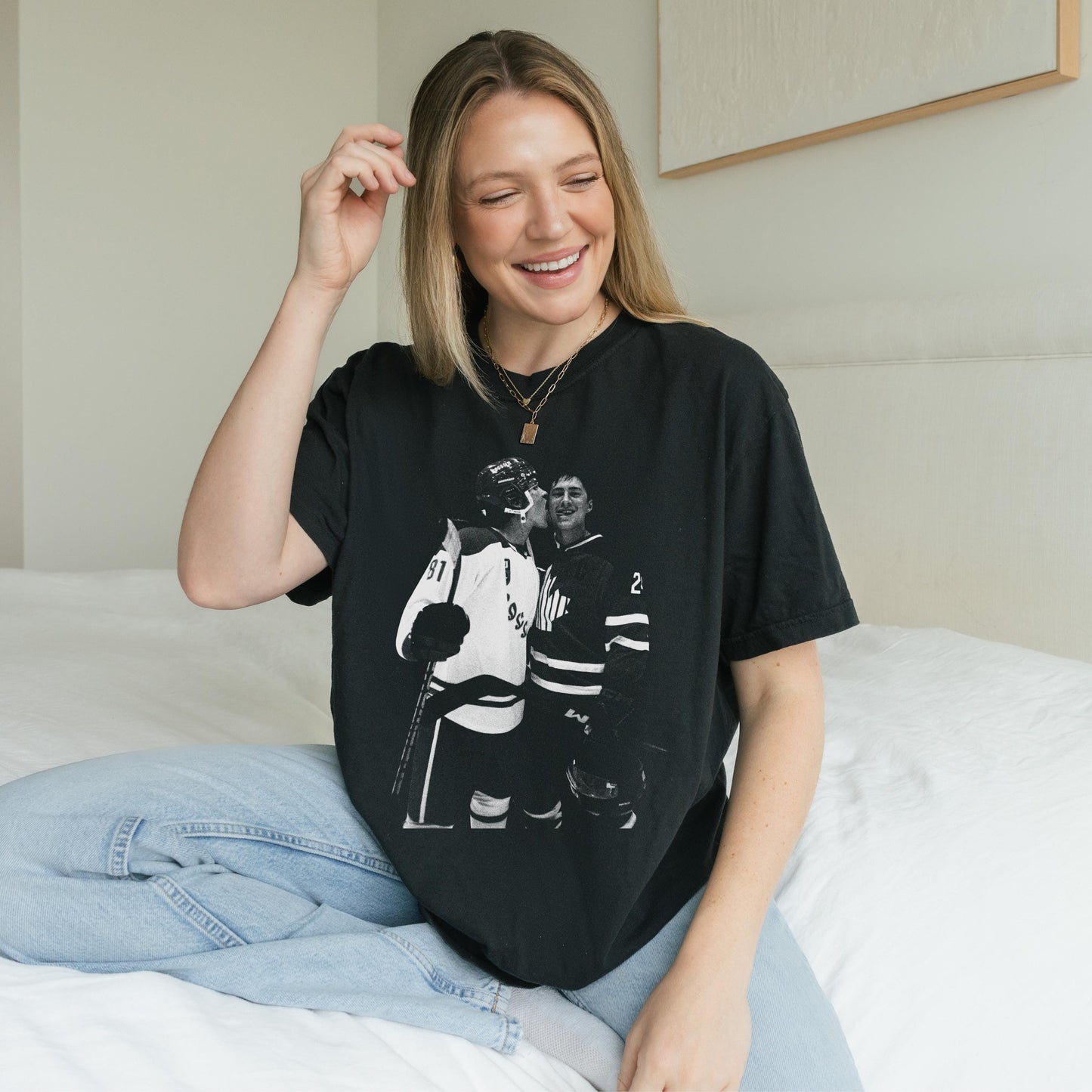 Gay Hockey Rivals Vintage Style Tee