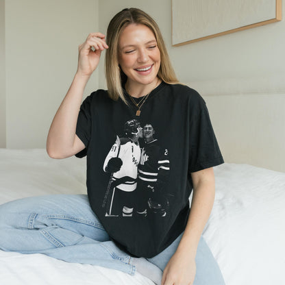 Gay Hockey Rivals Vintage Style Tee