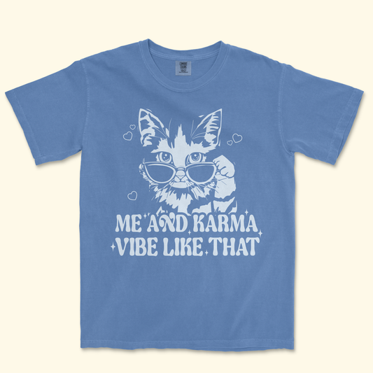 Me And Karma Cat Graphic Tee